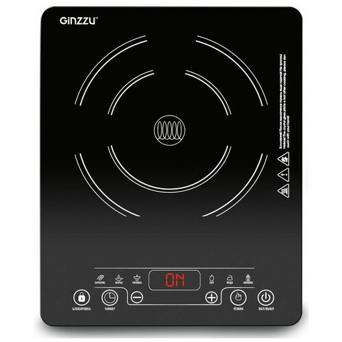 Настольная плита Ginzzu HCI-162 черный 249100₽