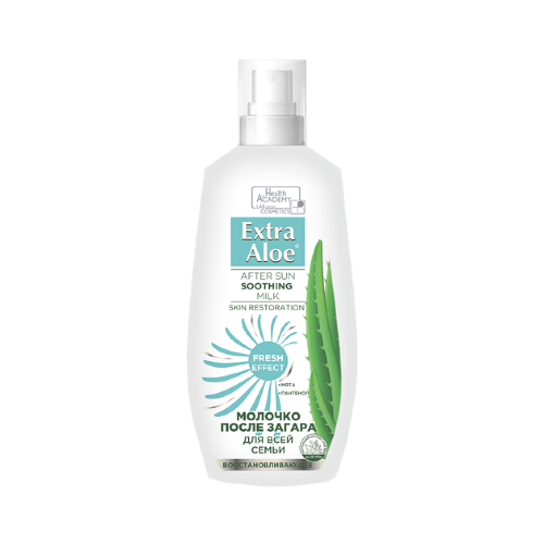 Молочко после загара для всей семьи серии Extra Aloe, 150 мл