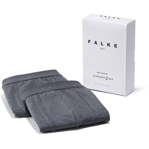 Трусы боксеры Falke, средняя посадка, размер S, белый, 2 шт.