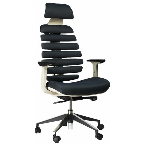 фото Кресло для руководителя everprof ergo grey, обивка: текстиль, цвет: ткань серая