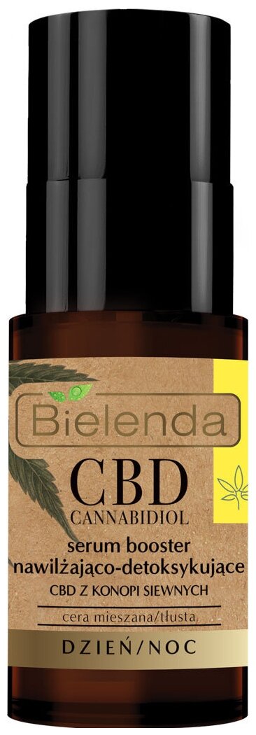 Bielenda CBD Cannabidiol Serum Booster Сыворотка для жирной и комбинированной кожи кожи лица, 15 мл
