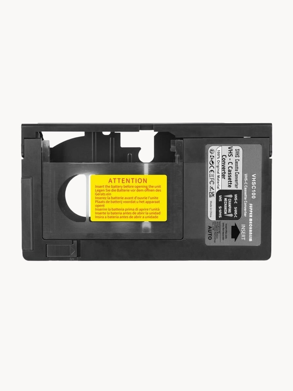 Переходник кассеты SVHS, MiniDV/Hi8несовместимый, прочный, встроенный аккумулятор