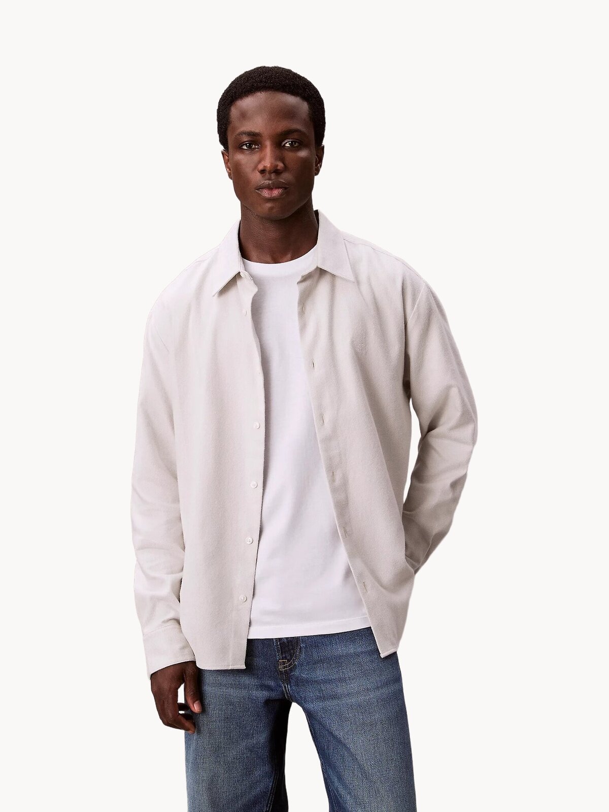 Рубашка CALVIN KLEIN, размер  L, синий