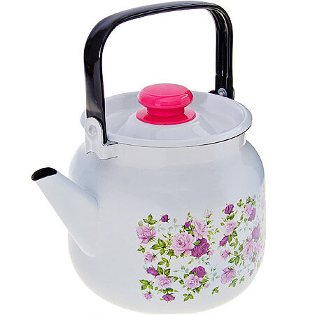 фото Чайник эмалированный КМЗ С-2713П2-4Рчкр 3,5 л