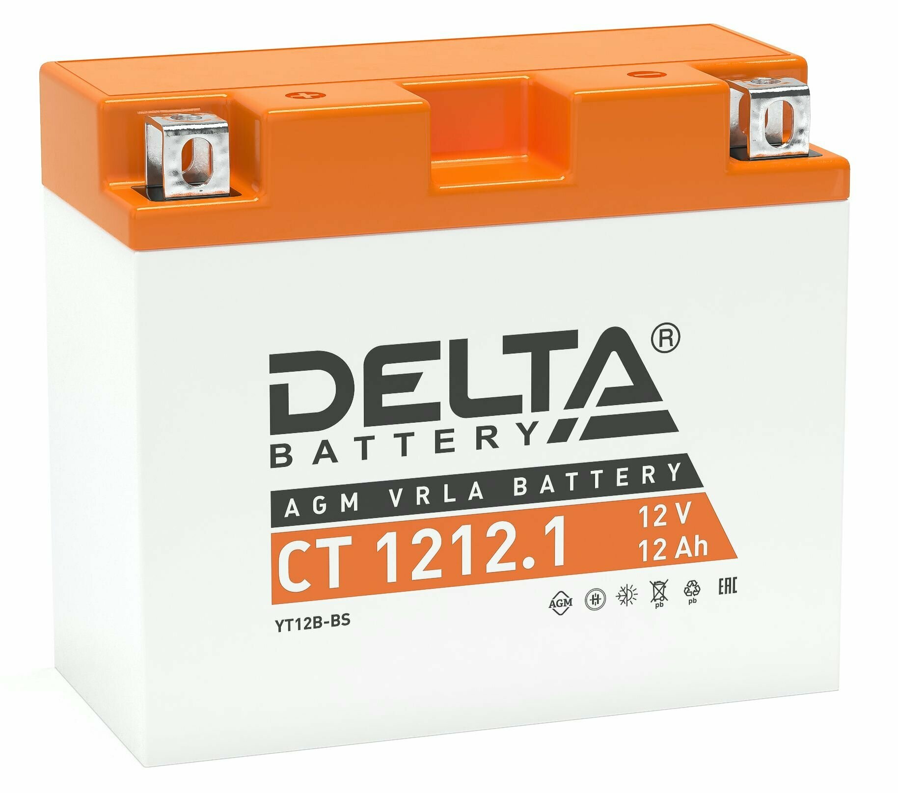 Delta CT 1212.1 Аккумуляторная батарея для мототехники (YT12B-BS)