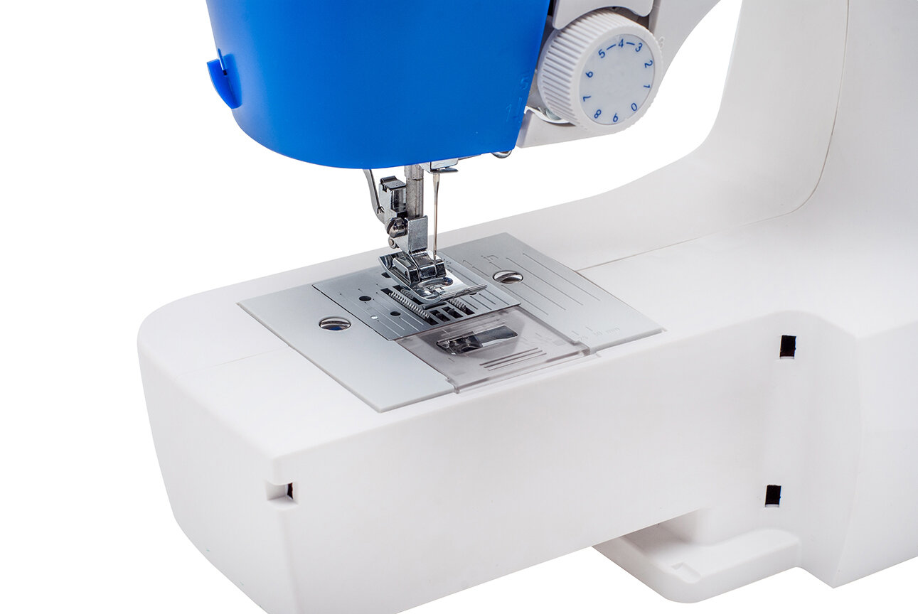 Швейная машина COMFORT 115 белый/синий - фотография № 2