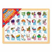 Рамка-вкладыш Step puzzle Весёлая азбука. Азбука в картинках (89003), 32 дет, 22х29.8х0.7 см