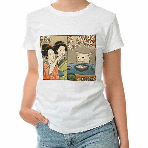 фото Футболка roly, размер s, белый