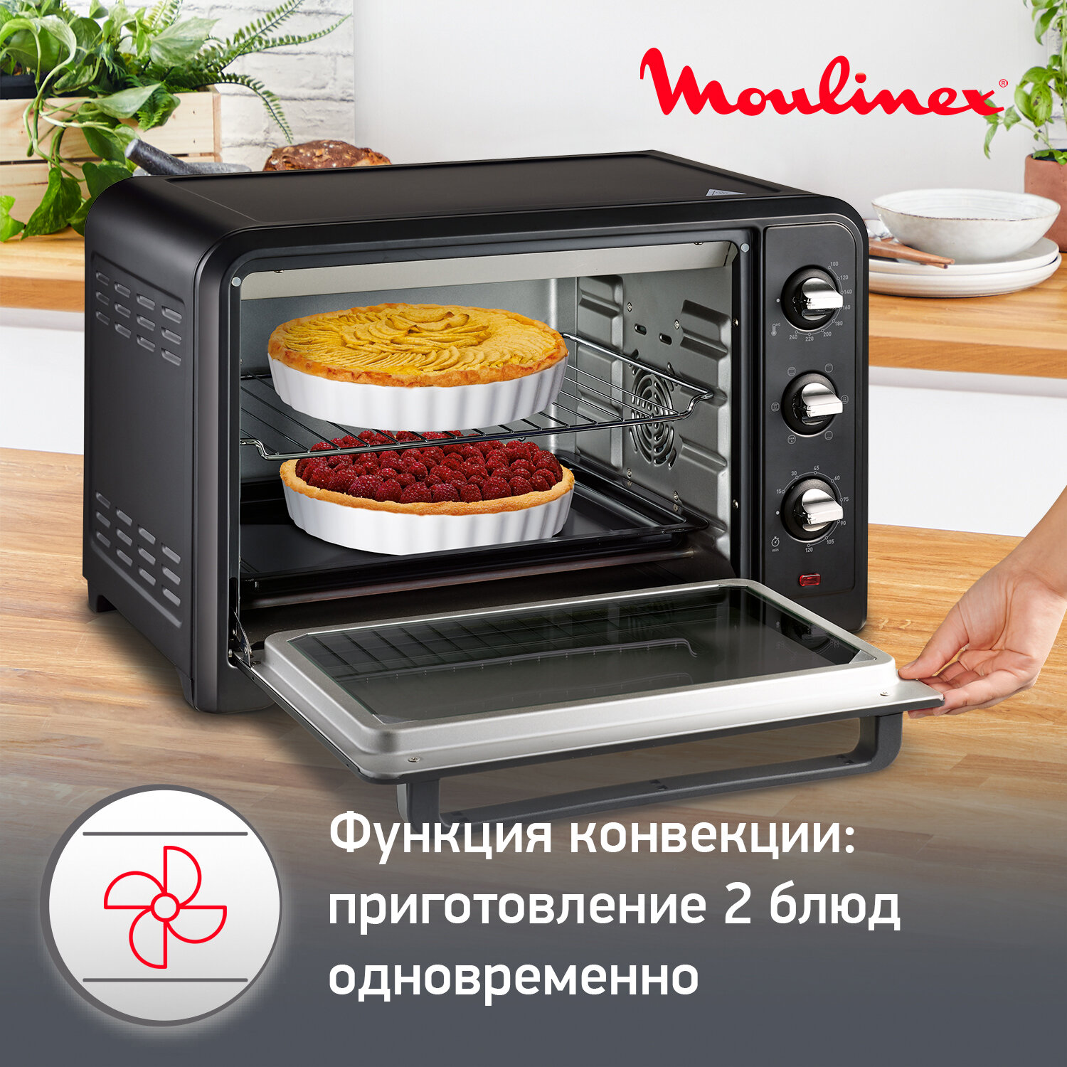 Мини-печь Moulinex - фото №5