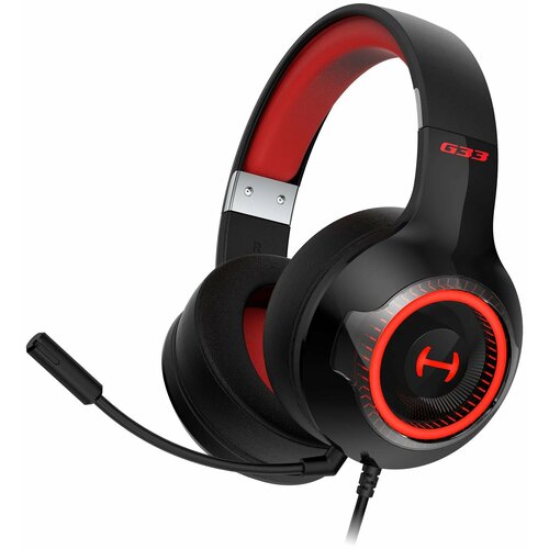 Компьютерная гарнитура Edifier G33 черныйкрасный 340300₽