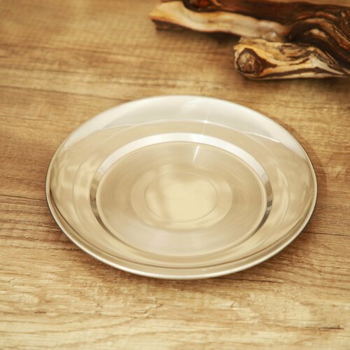 Тарелка десертная из нержавеющей стали d22 450 мл 448₽