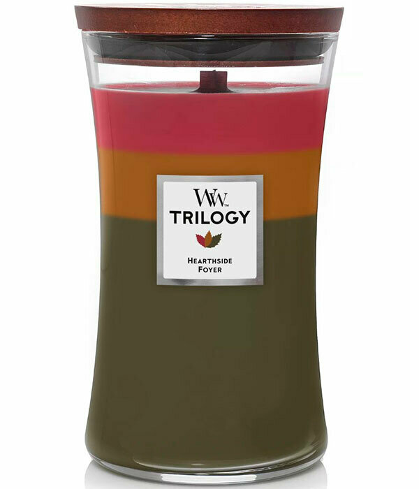 фото Woodwick/ Свеча большая трилогия У очага 610гр.