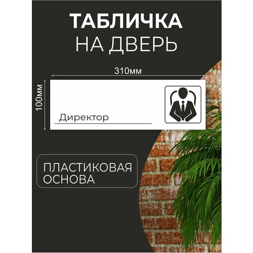 Табличка информационная для офиса кафе - Директор