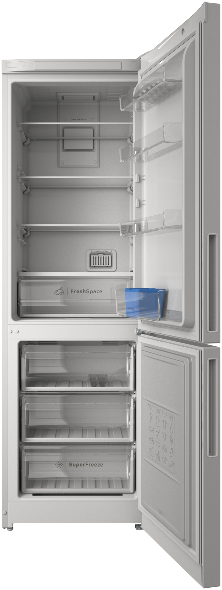Холодильник INDESIT ITR 5180 S, двухкамерный, серебристый - фото №10