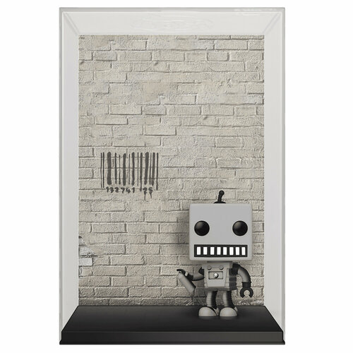 Фигурка Funko POP! Art Cover Brandalised Banksy Tagging Robot w/Case (02) 61517 фигура mighty jaxx camden maid by brandalised x banksy