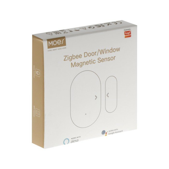 Датчик открытия дверей и окон MOES Door&Window Sensor ZSS-X-GWM-C, Zigbee, CR2032 - фото №7