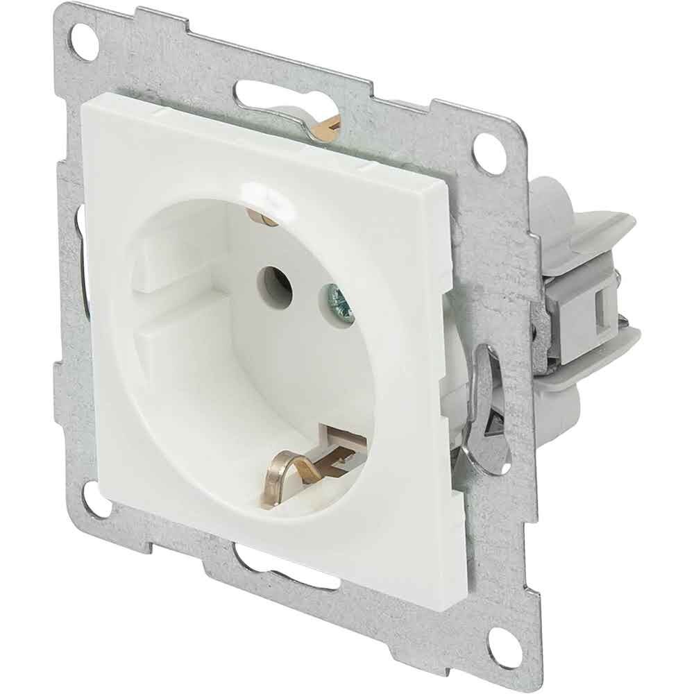 фото Розетка встраиваемая Gusi Electric Ugra с заземлением