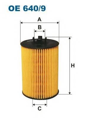 Масляный фильтр Filtron OE640/9 вставка