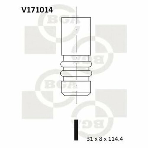 Выпускной клапан Bga V171014