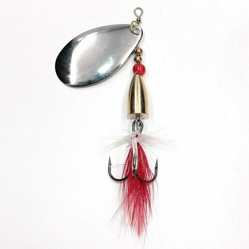 Блесна для рыбалки вертушка Namazu Unwin, вес 15 г, цвет 01 (серебро)