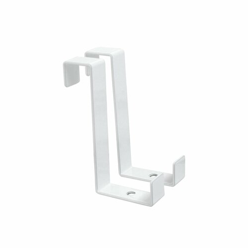 Крючок на дверь мебели навесной аллюр КДН-2 20х40 белый 2 шт 904₽