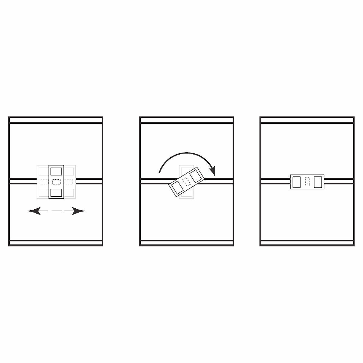 Фурнитура Для Мебели Крепление опоры кухонной универсальное - клипса универсальная (к цоколю пластиковому) черная (комплект 10 шт.) OPES (пр-во Италия)