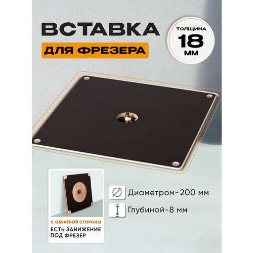 Вставка под фрезер для верстаков Стройарт