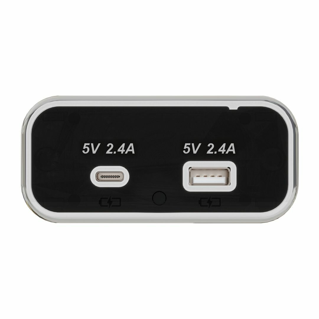 Розетка usb встраиваемая мощность 24w 1-usb 1-Type C