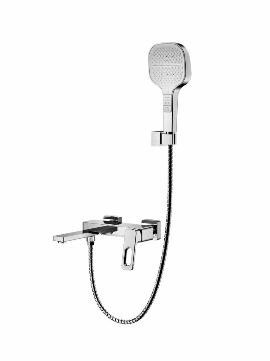 Смеситель для ванны лейка 6 режимов Raglo R51.30 латунь, хром — фото 1