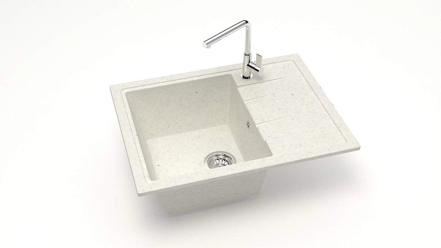 Кухонная мойка ZETT lab. T150 T150Q007, хлопок - фото №1