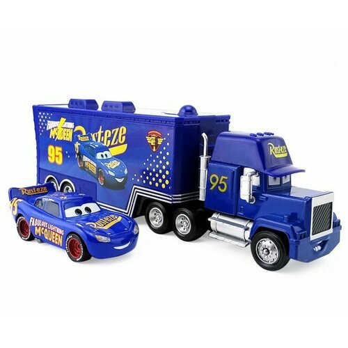 Машинка трейлер Мак Хаулер из мультфильма Тачки металлическая модель Mcqueen 95 2150₽