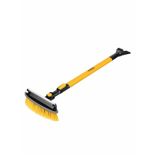 Щетка-сметка со скребком, телескоп, поворотная 95-132 см
