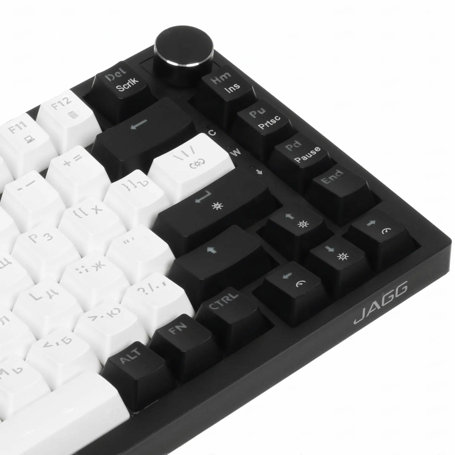 Игровая клавиатура для компьютера проводная механическая Ruby Red, клавиш - 83, USB, черная, TechFurn Jagg, 1 шт.