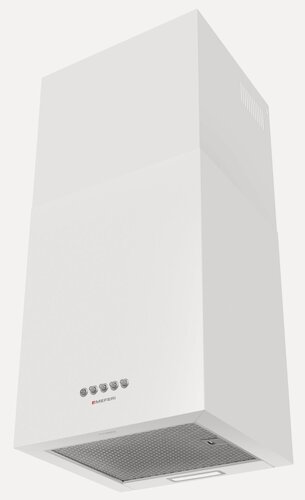 Изображение товара Кубическая вытяжка кухонная MEFERI ROOMBOX40WH COMFORT пристенная 40 см, белая, производительность 1100 м3/ч, 3 скорости