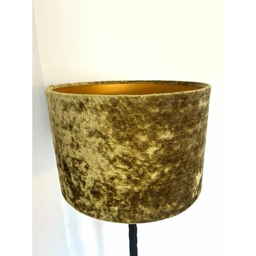 Абажур из панбархата, зеленый, 30*20