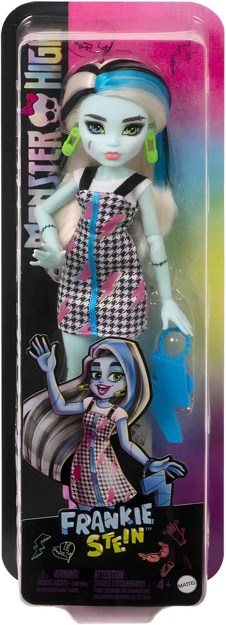 Кукла Монстр Хай Френки Штейн модельная Monster High Frankie Stein Monsteristas HKY76