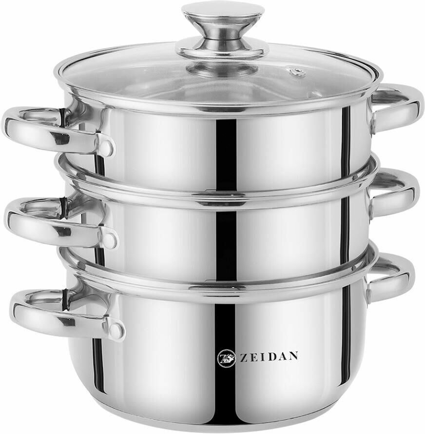 Пароварка ZEIDAN Z-501107 серебристый