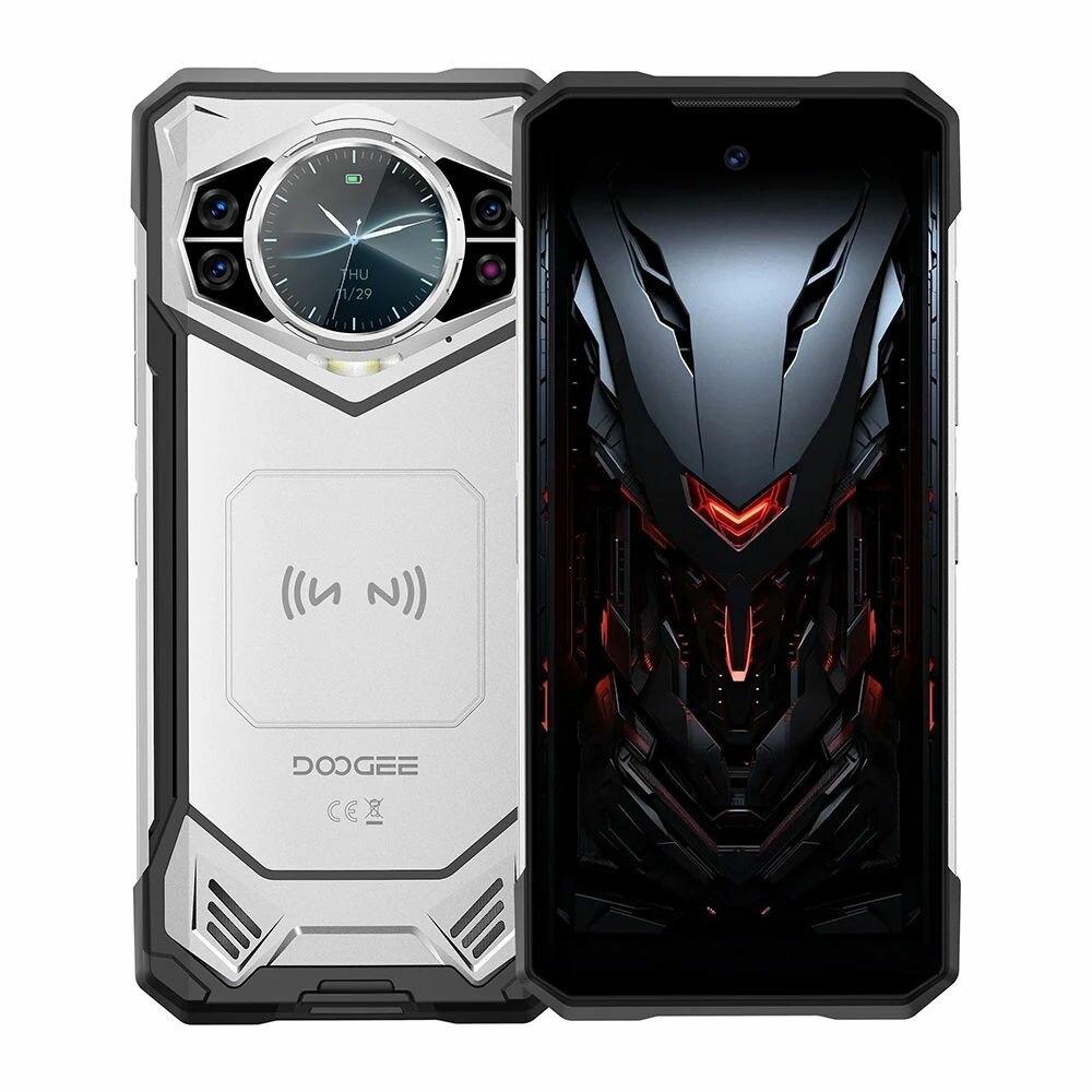 Doogee Смартфон S200,5G, 12 /256 ГБ, серебристый