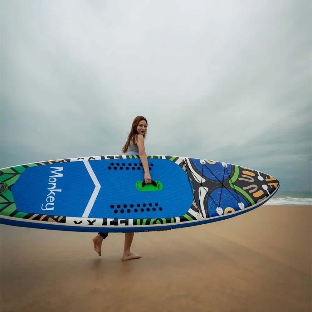 Доска SUP "Monkey", надувная, 350x84x15 см, нагрузка до 180 кг — фото 1