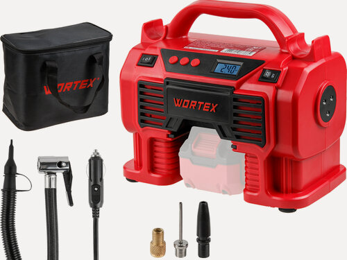 Изображение товара Компрессор автомобильный WORTEX CTI 1810 ALL1 XLT SOLO без АКБ и ЗУ (1325766)