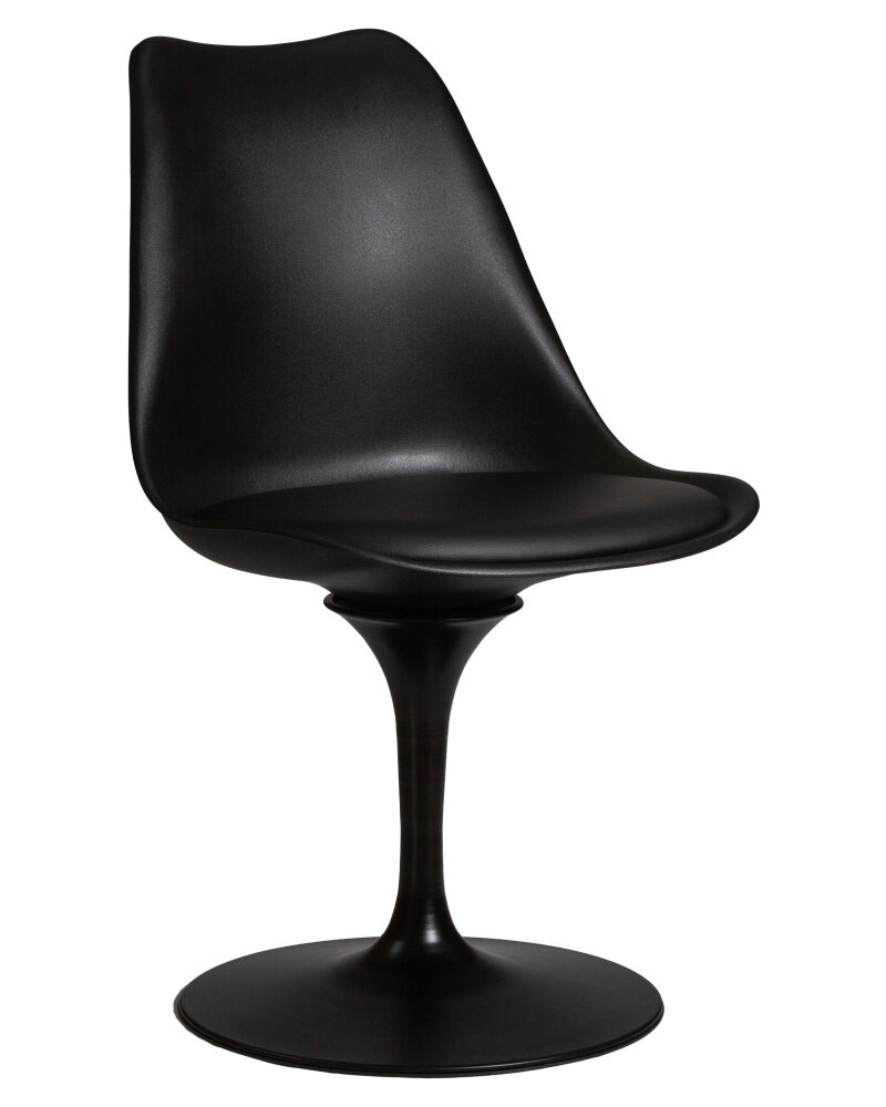 Стул обеденный DOBRIN TULIP, LMZL-PP635E, черное основание, цвет черный (B-03)