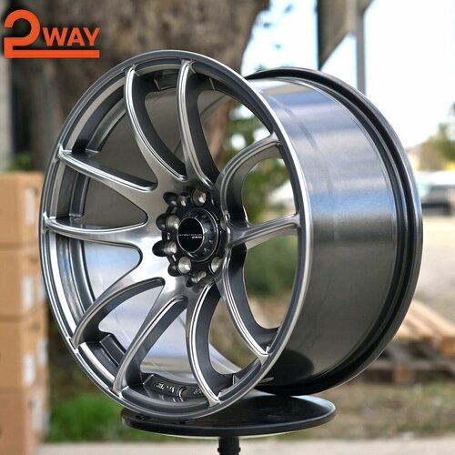 Комплект Литых Колесных Дисков R17 Work CR-Kai Style 9J ET30 5*100/114.3 Hyper Black для легковых автомобилей