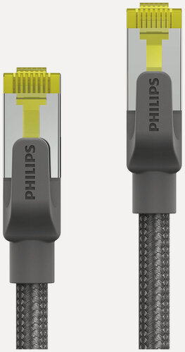 Изображение товара Патч-корд Philips CAT.8, 30AWG, OD:5.1mm, OD:5.5MM, 5M, Grey (SWN7105G/56)