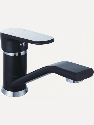 Изображение товара Смеситель Diadonna, для кухни и раковины, черный, поворотный, однорычажный