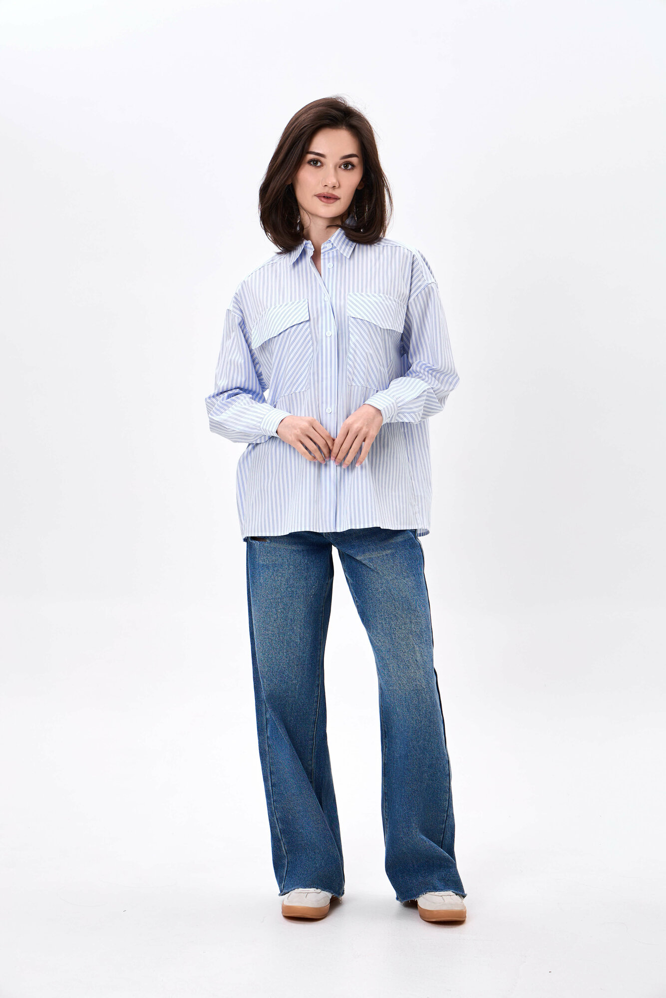Рубашка TERRA PRO, размер 2XL, light blue