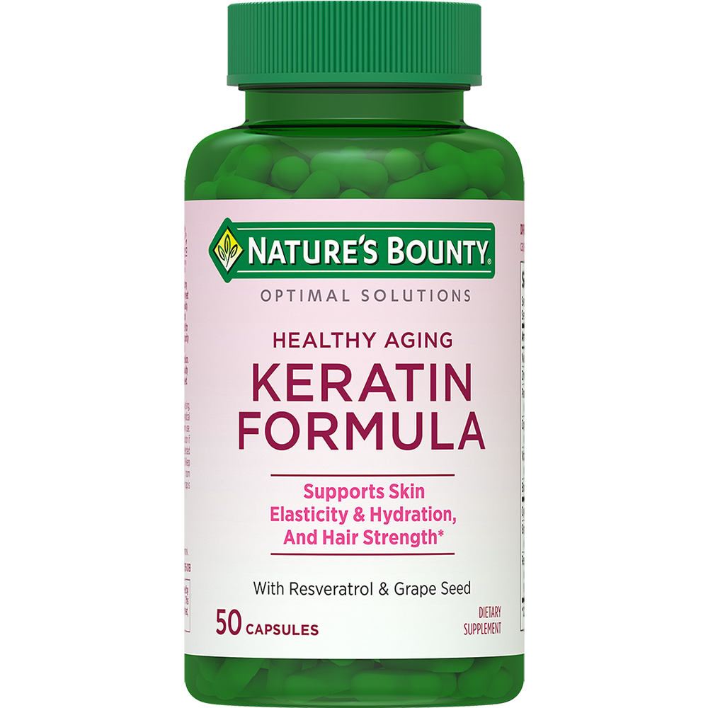 БАД Natures Bounty Капсулы Кератин формула 50 шт Keratin Formula