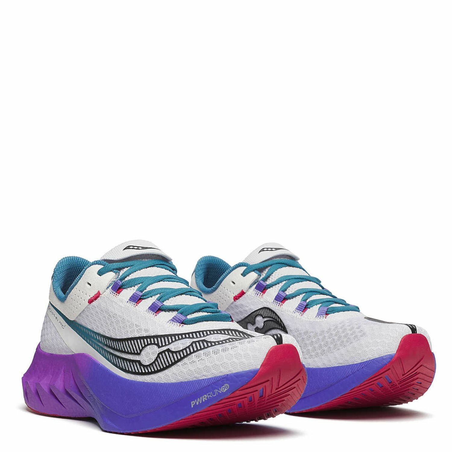 Кроссовки saucony, размер 8.5 US, белый, фиолетовый