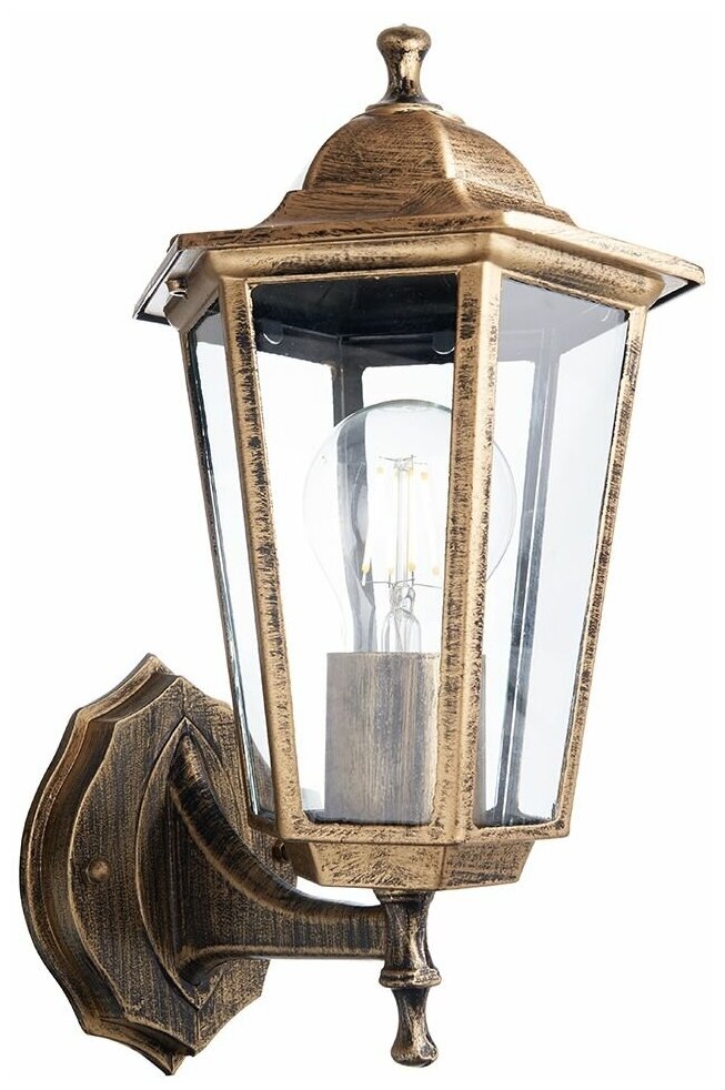 Feron Светильник садово-парковый 6101/PL6101 арт. 11125 E27 60 Вт цвет арматуры: золотой