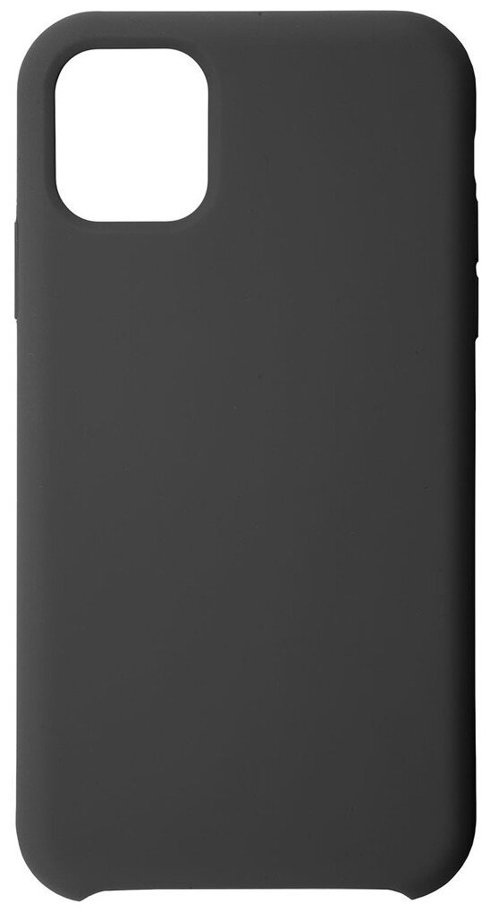 Накладка на iPhone 11 Pro (5.8"), with 3 sides/Силиконовый чехол/Бампер на Айфон 11 Про (5.8")/Защита от царапин для Apple/с микрофиброй, черный