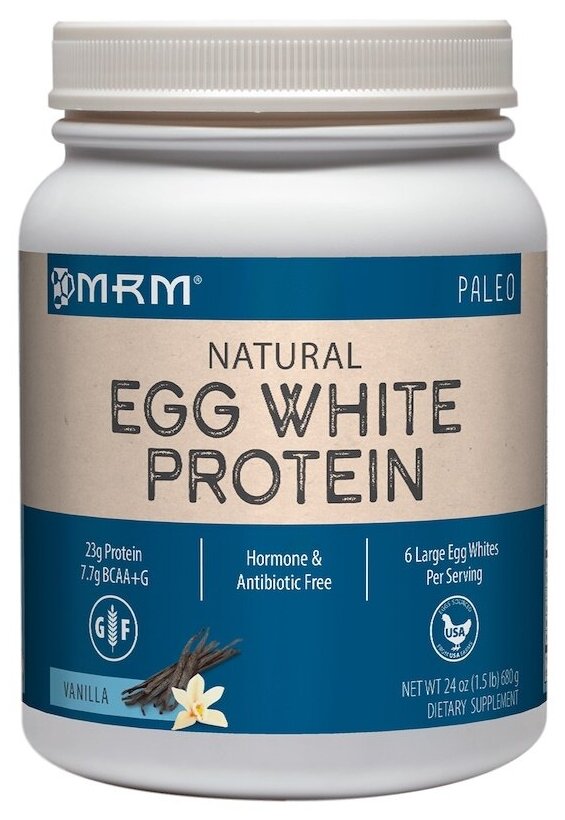 Протеин MRM Egg White Protein, 680 гр., ваниль